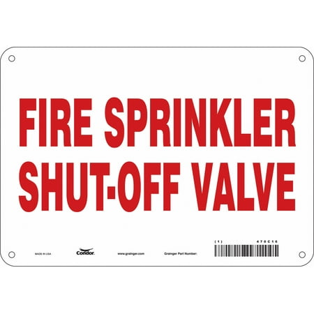 

Condor Safety Sign 7 in x 10 in Polyethylene 470C16 470C16 ZO-G5647201