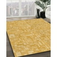 thumbnail image 2 of Ahgly Company Indoor Rectangle Patterned Chrome Gold Yellow Area Rugs, 8' x 12', 2 of 6