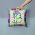 thumbnail image 2 of Carolines Treasures 8425-BPW1414 Beach and Seafood Decorative   Canvas Fabric Pillow 8425 14Hx14W multicolor, 2 of 4