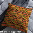 thumbnail image 2 of Homewish Vintage Boho Geometric Fabric by the Yard 2 Yard,Retro Aztec Room Decor Fabric by the Yard,Orange Green Red Fabric for Sewing For Men Women,Luxury Bedroom Decor, 2 of 6