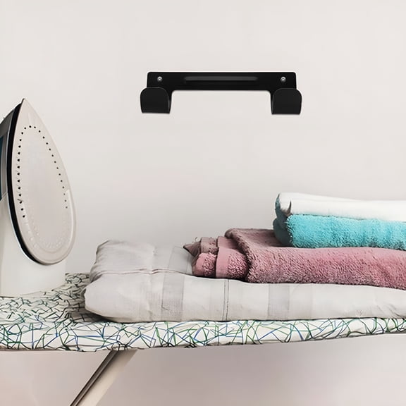 LAMIRO Ironing Board Wall Mount Ironing Board Hanger Hanging Ironing Board Holder Iron Board Hook for Laundry Rooms