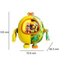 thumbnail image 4 of Ventilador enfriador sin aspas 900 mAh Ventilador de robot creativo para la escuela en casa (amarillo naranja) Sywqhk Libre de BPA, 4 of 8