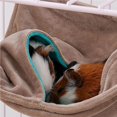 thumbnail image 3 of Greeniant Hamaca colgante para mascotas, pelusa, suave, exquisita, con 4 cintas de fijación, ganchos, jaula, escondite, túnel para ratas, casa Suministros para perros Numero 3, 3 of 6