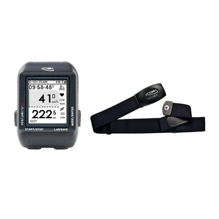 POSMA D3 GPS Cycling Bike Computer Speedometer Odometer with BHR20 Heart Rate