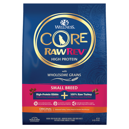 UPC: 0076344182061 | Wellness CORE RawRev Wholesome Grains Small Breed Original Recipe 10 Pound Bag