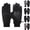 Black+Black, variant on 2Pairs Sport Unisex Gloves- Bike, Run, Hike, Fish, Travel, & More Autumn Winter Men's Cold Proof Non Slip Black Gloves Coldproof Touchscreen Men Women Thermal Ski Gloves for Sports