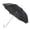 Black, variant on Large Eco Auto-Open Stick Umbrella with a Classic J Hook Curved Handle, Moroccan Blue, 46"