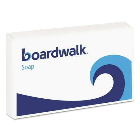 Boardwalk  Face and Body Soap, Paper Wrapped, Floral Fragrance, 3 oz. Bar