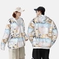 thumbnail image 3 of Rocae Cute Animals Print Breathable Sun Protection Hoodie Quick-Dry Lightweight Long Sleeve Hoodie Unisex Running Sports Shirt Large, 3 of 9