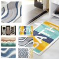 thumbnail image 5 of Soft Bathroom Rug Square Faux Wool Material Non Slip Durable Easy Clean Luxurious Mat for Entryway Bathroom High Traffic Areas Modern Homes, 5 of 5