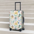 thumbnail image 4 of Salouo Cartoon Animals Pattern Travel Dust-proof Suitcase Cover, Softside Suitcase Protector Luggage Cover Protector for 18-32inch ,Not Included Suitcase, 4 of 8