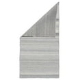thumbnail image 4 of EORC Gray Hand Woven  Wool and Viscose Modern Reversible flat weave Durry Rug, 9' x 12', 4 of 4