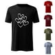 thumbnail image 3 of Top de camiseta con estampado de amor blanco de manga corta informal de color sólido para el día de San Valentín Pompotops  oipoqjl3642, 3 of 5