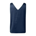thumbnail image 5 of Women's Camisole Tank Top Silk Strap Vest Satin Soft Vest Undershirts,Navy,M, 5 of 5