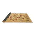 thumbnail image 2 of Ahgly Company Indoor Square Medallion Brown French Area Rugs, 6' Square, 2 of 4