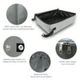 thumbnail image 4 of Amdohai Travel Cat Litter Box Portable Cat Litter Box with Lid Collapsible Waterproof for Outdoor, 4 of 8