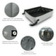 thumbnail image 5 of Irfora Caja de arena para gatos de viaje Caja de arena para gatos portátil con tapa plegable impermeable para viajes al aire libre Irfora Cuenca, 5 of 7