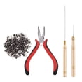 thumbnail image 3 of HILABEE Hair Extension Kit Plier Plus Pulling Hook Bead Device And Loop Tool Kits - 2# 2, 3 of 6