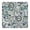 White-7, variant on Tablecloth Artistic Floral Paisley Mandala Design Waterproof Elastic Squre Cover with Back for Healing and Meditation