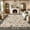 Animal-Beige, variant on SIXHOME 8'x10' Rugs for Living Room Botanical Washable Rugs Boho Floral Birds Carpet Ultra Soft Nature Plants Modern Indoor Rugs for Bedroom Dining Room Office Vintage Home Decor Dark Green