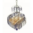 thumbnail image 1 of Elegant Lighting Spiral 14" 3 Light Elements Crystal Pendant Lamp, 1 of 1