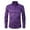 Purple, variant on Aqestyerly tops for Men Men'S Long Sleeve Dress Shirt Regular Fit Casual Button-Down Solid Shirts Long Sleeve Turndown Collar Blouse & Shirt