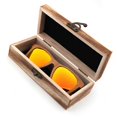 thumbnail image 1 of Portable Retro Glasses Container for Storage Use Made of Durable PP Light Brown 1 Pc, 1 of 5