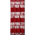 thumbnail image 6 of Evideco New York City Graphic Print & Text Blackout Thermal Grommet Single Curtain Panel, 6 of 6