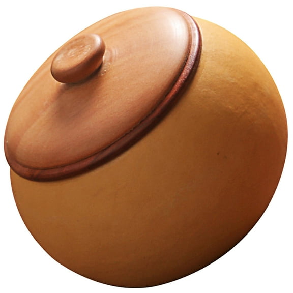 Homoyoyo Airtight Wood Tea Canister Khaki for Home Dried Fruit Storage