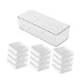 thumbnail image 3 of Caja de almacenamiento para uñas a presión, organizador para decoración de uñas, contenedor transparente y práctico, caja de embalaje para suministros Caja larga, 3 of 7