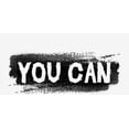 thumbnail image 2 of "You Can" Gym Culture Adult White Crew Neck Short Sleeve Tee-Small, 2 of 2