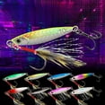 thumbnail image 2 of 3PC BIQIANWO Fishing Lures Iron Plate Fish Scale Pattern Long Casting Professional Design Bass Catfish Minnow Simulation Perfect kicking action, 2 of 9