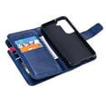 thumbnail image 5 of Nalacover Wallet Case for Samsung Galaxy S23 Plus, Luxury PU Leather Flip [9 Credit Card Slots] Cover with [Magnetic Clasp] [Kickstand] Soft Silicone Shockproof Case for Galaxy S23 Plus,Blue, 5 of 9