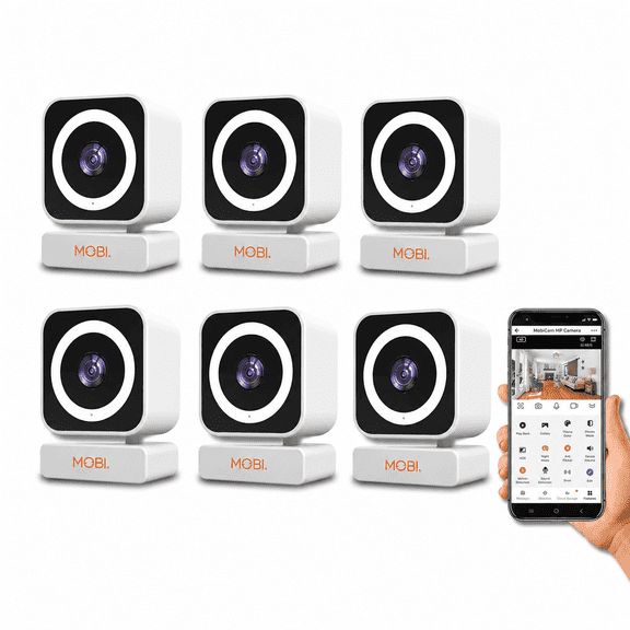 MobiCam MP Smart Baby & Nursery Monitoring Camera with Dual band and BLE Connectivity