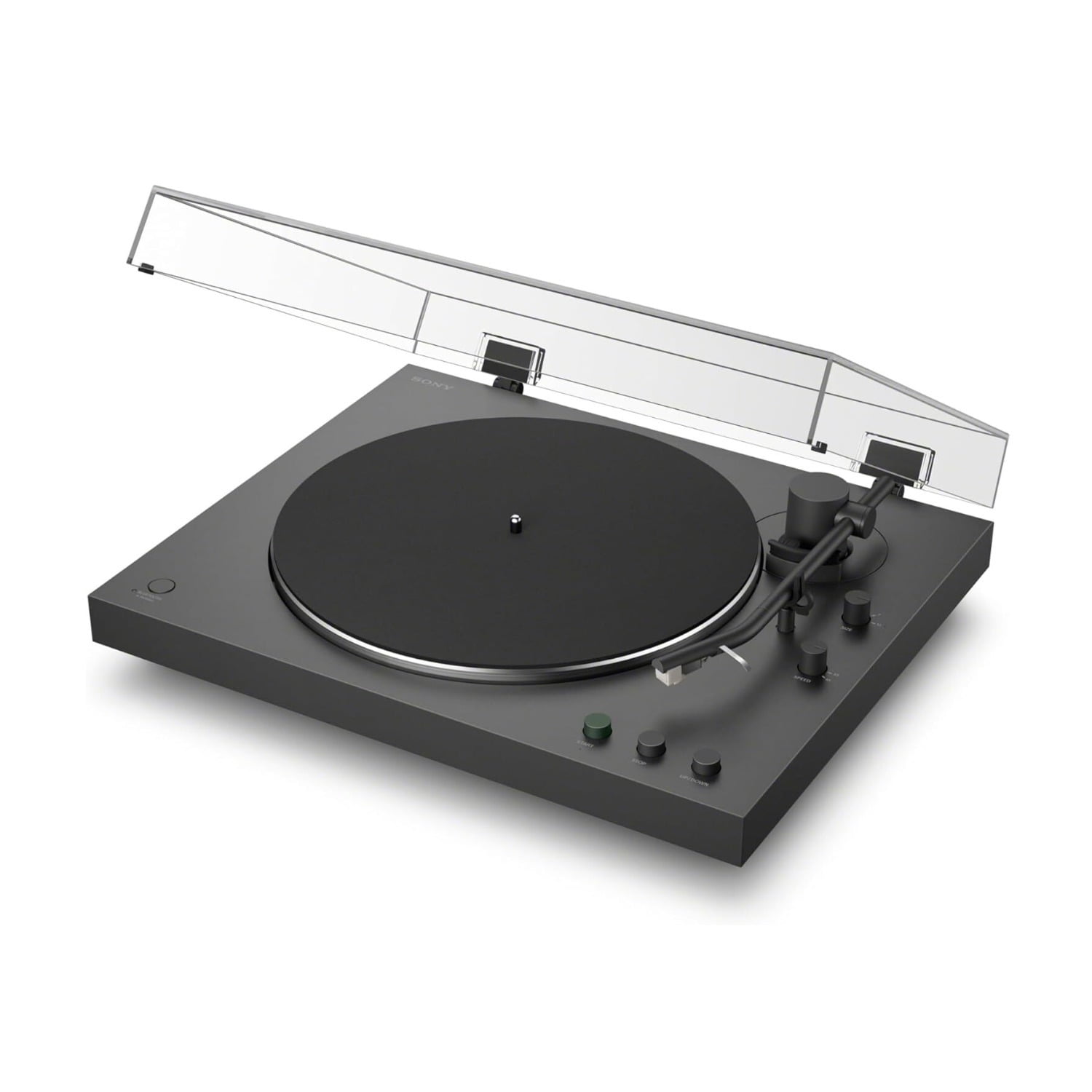 Sony PS-LX3BT Wireless Bluetooth Turntable (2026 Model) Bundle with 3-Inch Powered Pair Studio Monitors (Black) - 2 Items