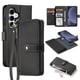 thumbnail image 1 of KAIYANG Funda para Samsung Galaxy S25 DUX DUCIS Lawa Series Funda de piel de vaca magnética desmontable con cremallera y cierre de cremallera en negro y multicolor, 1 of 5