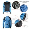 thumbnail image 4 of Men's Thermal Cycling Jacket Long Sleeve Snow Water Reflective Windproof Firewall Winter Biking Jacket, 4 of 5