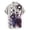 a-White16947, variant on FINALGANG Mens Short Sleeve Button Down Shirt With Splatter Print Collared Casual Party Festival Shirt For Summer Daily Wear Sky Blue XXL