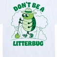 thumbnail image 3 of Instant Message - Don't Be A Litterbug - Toddler And Youth Short Sleeve Graphic T-Shirt, 3 of 6