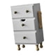 thumbnail image 5 of Caja de madera para guardar joyas, accesorios y accesorios, a prueba de polvo, rústica. Blanco, 5 of 9