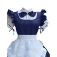 thumbnail image 3 of Women Cosplay Anime Maid Dress with Apron Cute Lolita Mini Dress Sweet Maid Cosplay Plus Size, 3 of 5