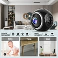 thumbnail image 6 of Home Surveillance Security Camera, 1080P Mini Security Camera Indoor with Night Vision, 150° Viewing Angle Nanny Camera Compact Size with TF Card Slot for Living Room Courtyard Office, 1.2 in, 6 of 9