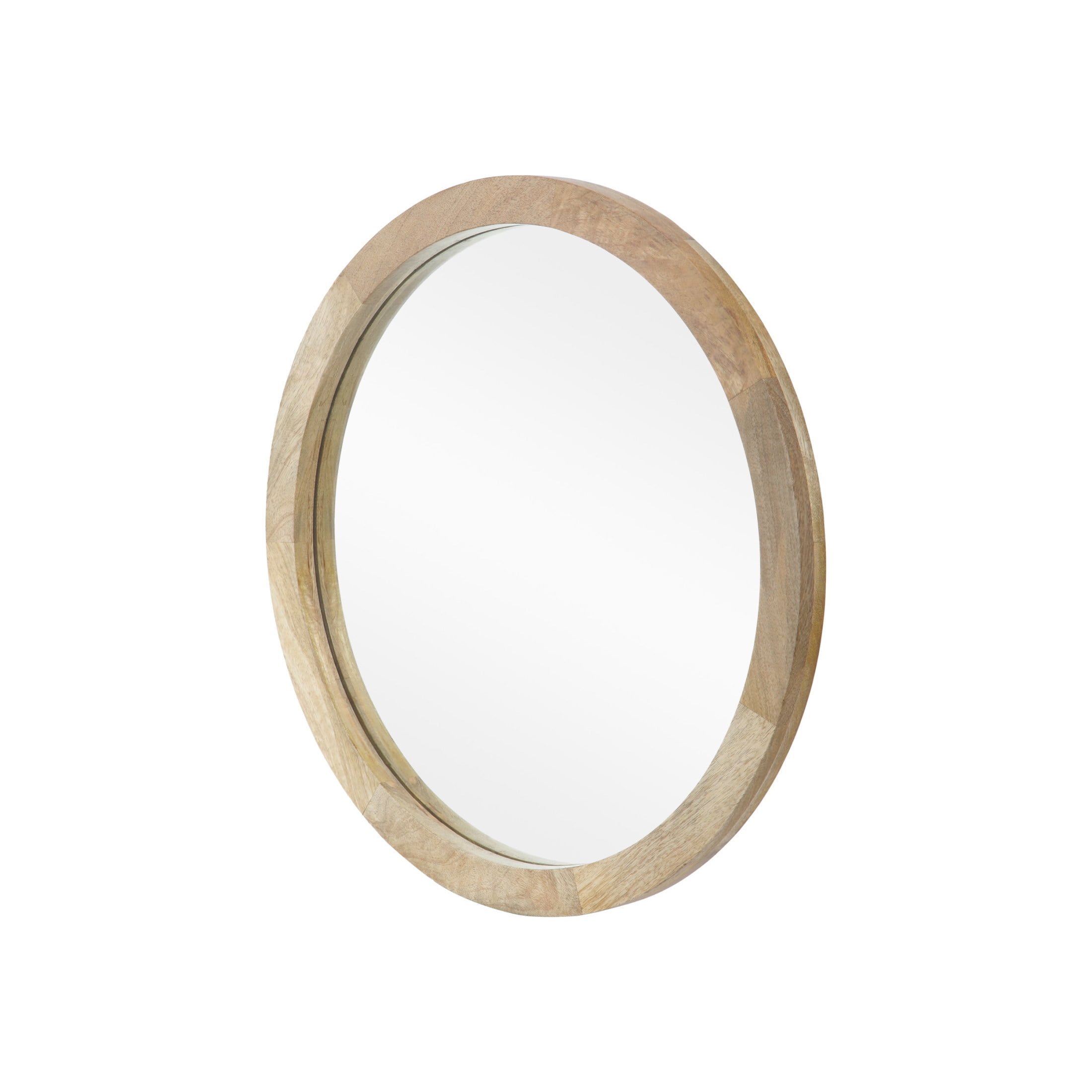 Prostaff Mango Wood Wall Mirror, Natural