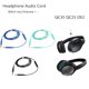 thumbnail image 2 of Cable auxiliar de 3,5 mm a 2,5 mm para Qc35 Qc25 Oe2soundtrue Soundlink, 2 of 5