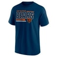 thumbnail image 2 of Men's Fanatics Navy Chicago Bears Crew Neck T-Shirt, 2 of 3
