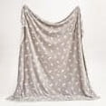 thumbnail image 3 of Great Bay Home Cozy Plush / Sherpa Reversible Throw Blanket, Twin, Grey Moose, 3 of 5