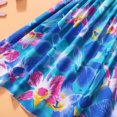 thumbnail image 4 of CHUANK Robe Arc-en-Ciel pour Bébés Filles Princesse Sans Manches Col Halter Tutu de Plage Robe d'Été, 4 of 5
