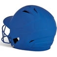 thumbnail image 3 of Champro Sports HX Rise Matte Senior Fastpitch/Softball Batting Helmet W/ Facemask Royal, 3 of 7