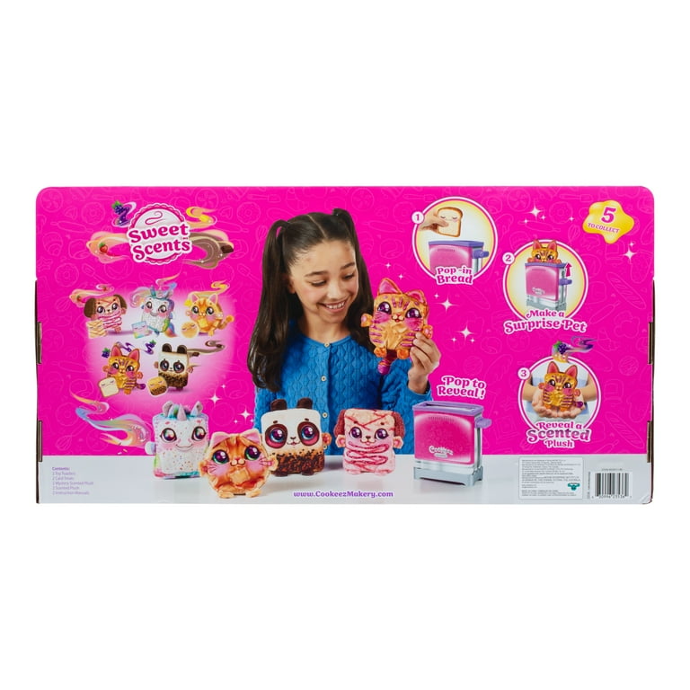 Cookeez Makery Toasty Treatz Toaster Value Plush Pack with Scented