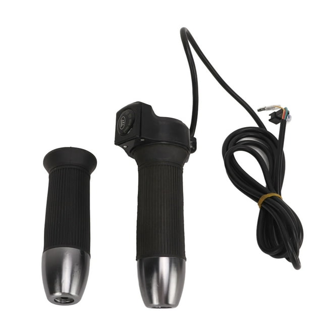 Empuñadura de acelerador para bicicleta eléctrica, manillar Universal de Control de velocidad con pantalla de alimentación, 48V, 5 colores, 1 par YUNYI BRAND Deportes